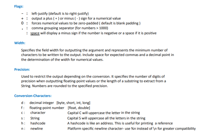 printf ref