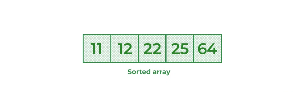 Selection sort 5