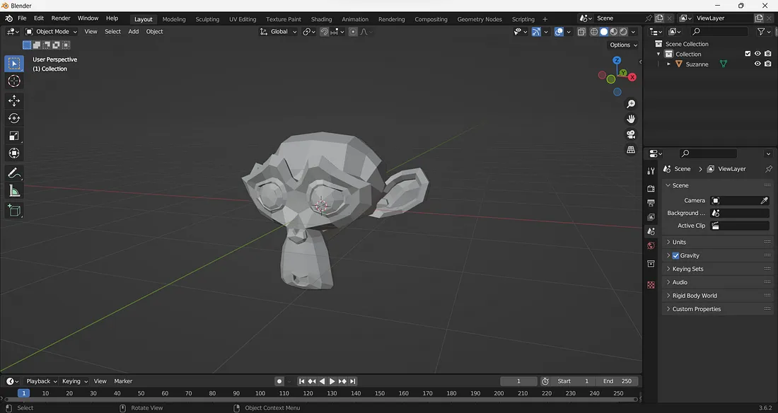 monkey head 1